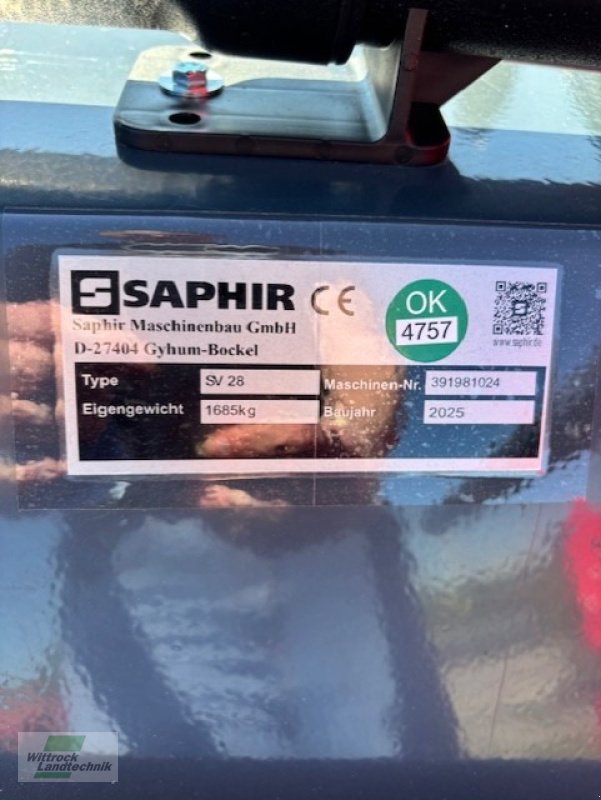 Siloentnahmegerät & Verteilgerät of the type Saphir SV 28, Neumaschine in Georgsheil (Picture 2)