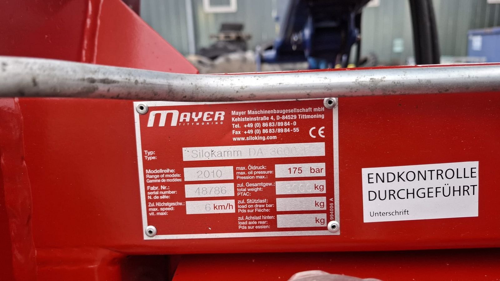 Siloentnahmegerät & Verteilgerät du type Siloking DA 3600F, Gebrauchtmaschine en Gundertshausen (Photo 9)