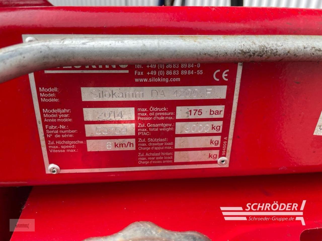 Siloentnahmegerät & Verteilgerät typu Siloking DA 4200 F, Gebrauchtmaschine v Wildeshausen (Obrázek 16)