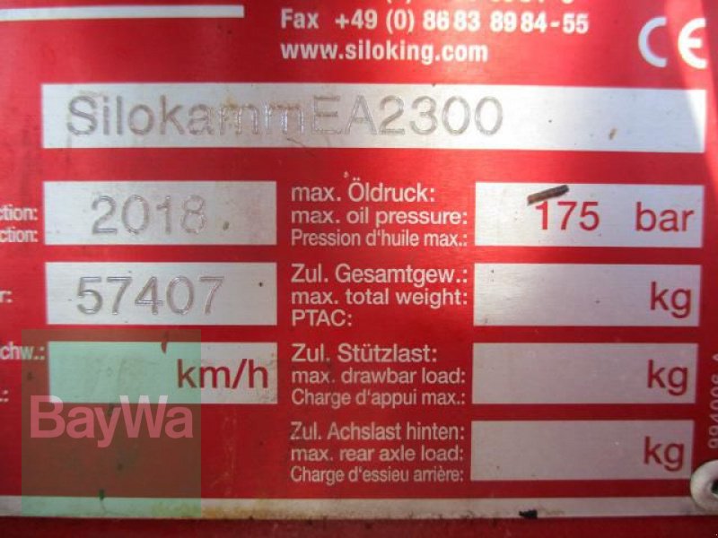 Siloentnahmegerät & Verteilgerät des Typs Siloking EA 2300 RE  #9, Gebrauchtmaschine in Schönau b.Tuntenhausen (Bild 10)