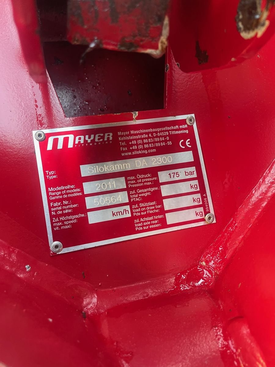 Siloentnahmegerät & Verteilgerät des Typs Siloking Silokamm DA 2300, Gebrauchtmaschine in Burgkirchen (Bild 5)