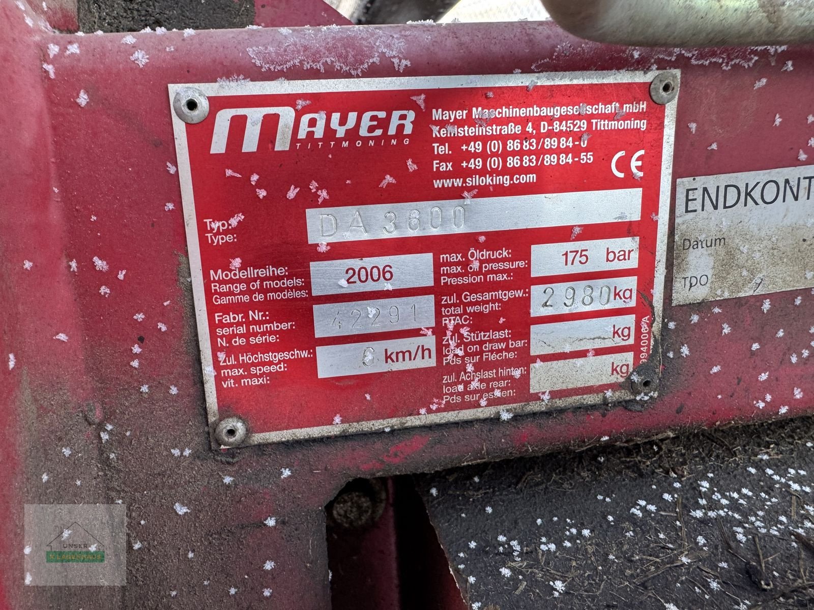 Siloentnahmegerät & Verteilgerät des Typs Siloking Silokamm DA 3600, Gebrauchtmaschine in Hartberg (Bild 6)