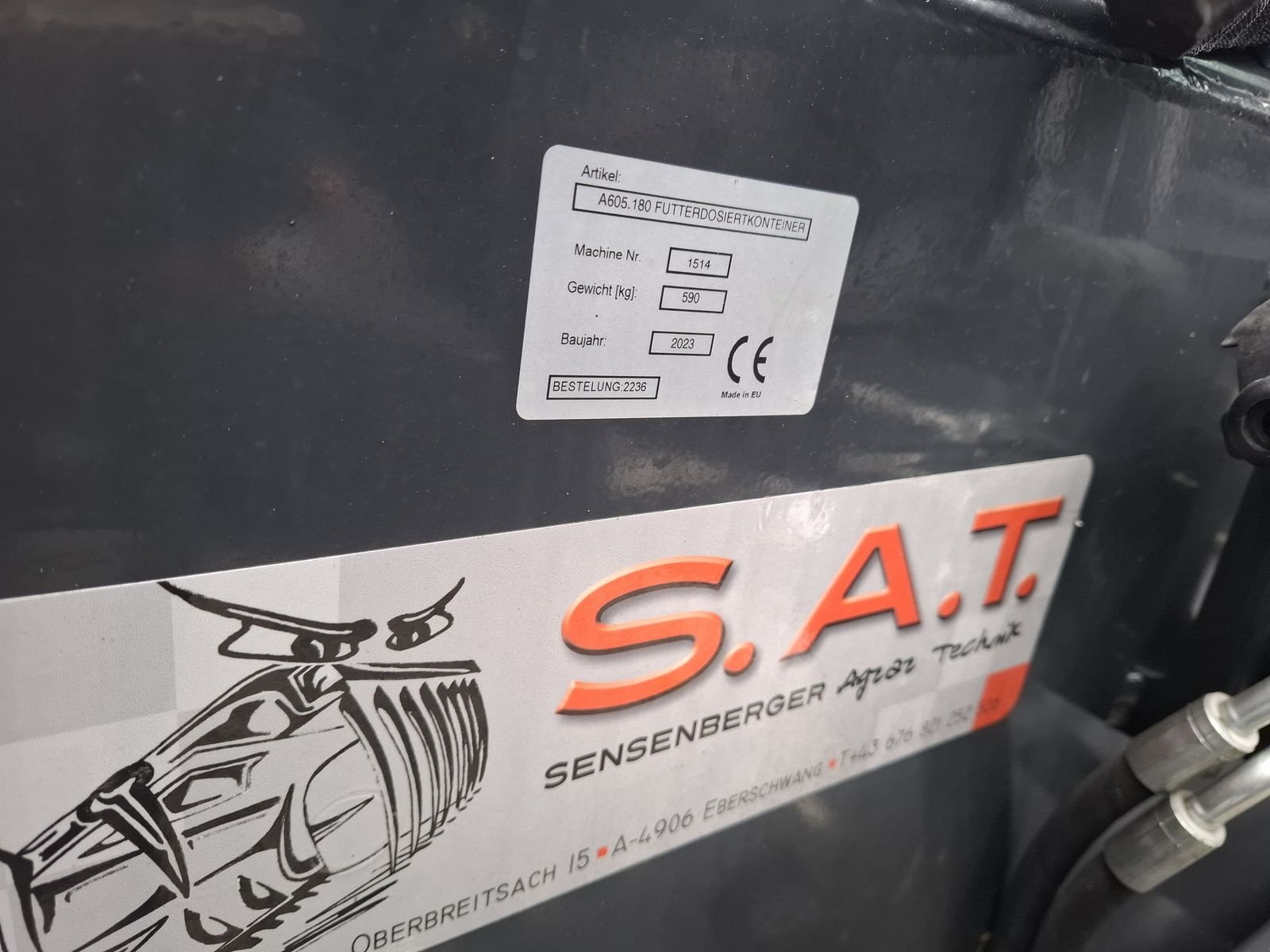 Siloentnahmegerät & Verteilgerät del tipo Sonstige Einfütterungsschaufel Frässchaufel, Gebrauchtmaschine en Saxen (Imagen 8)