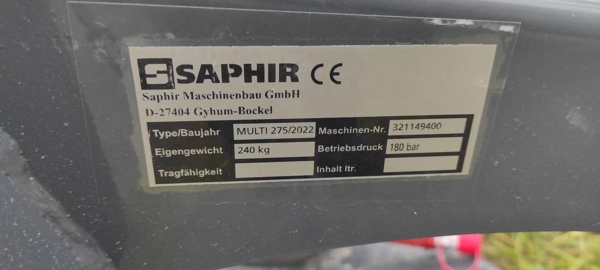 Siloentnahmegerät & Verteilgerät tip Sonstige SAPHIR MULTI 275, Neumaschine in Kirchschlag (Poză 3)