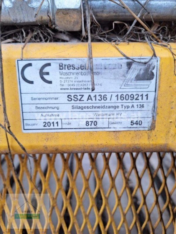 Siloentnahmegerät & Verteilgerät tipa Sonstige Schneidzange 1.40 m, Gebrauchtmaschine u Schlitters (Slika 2)