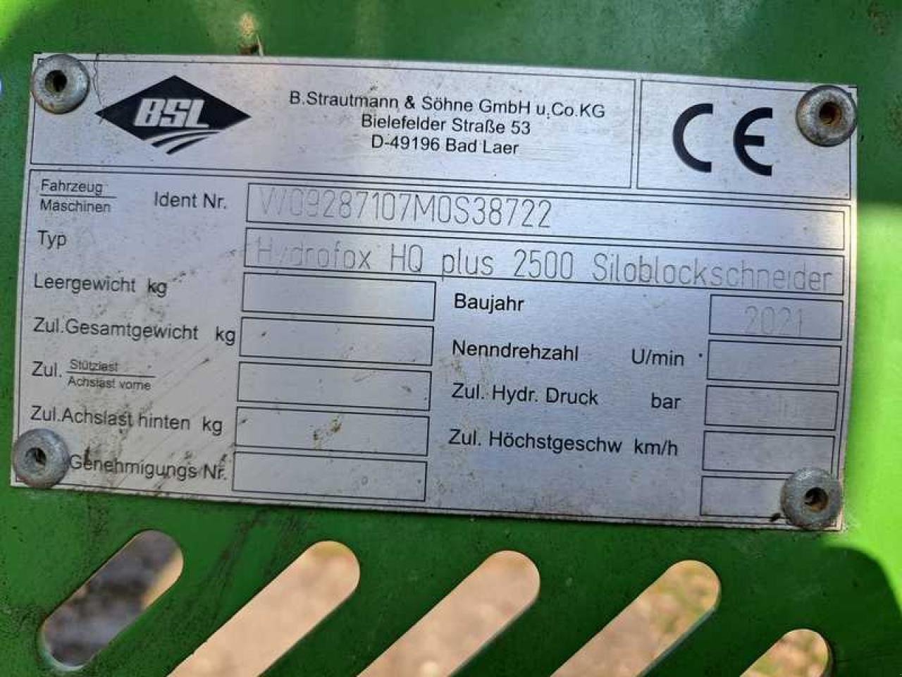 Siloentnahmegerät & Verteilgerät van het type Strautmann HYDROFOX HQ PLUS 2500, Gebrauchtmaschine in Vehlow (Foto 6)