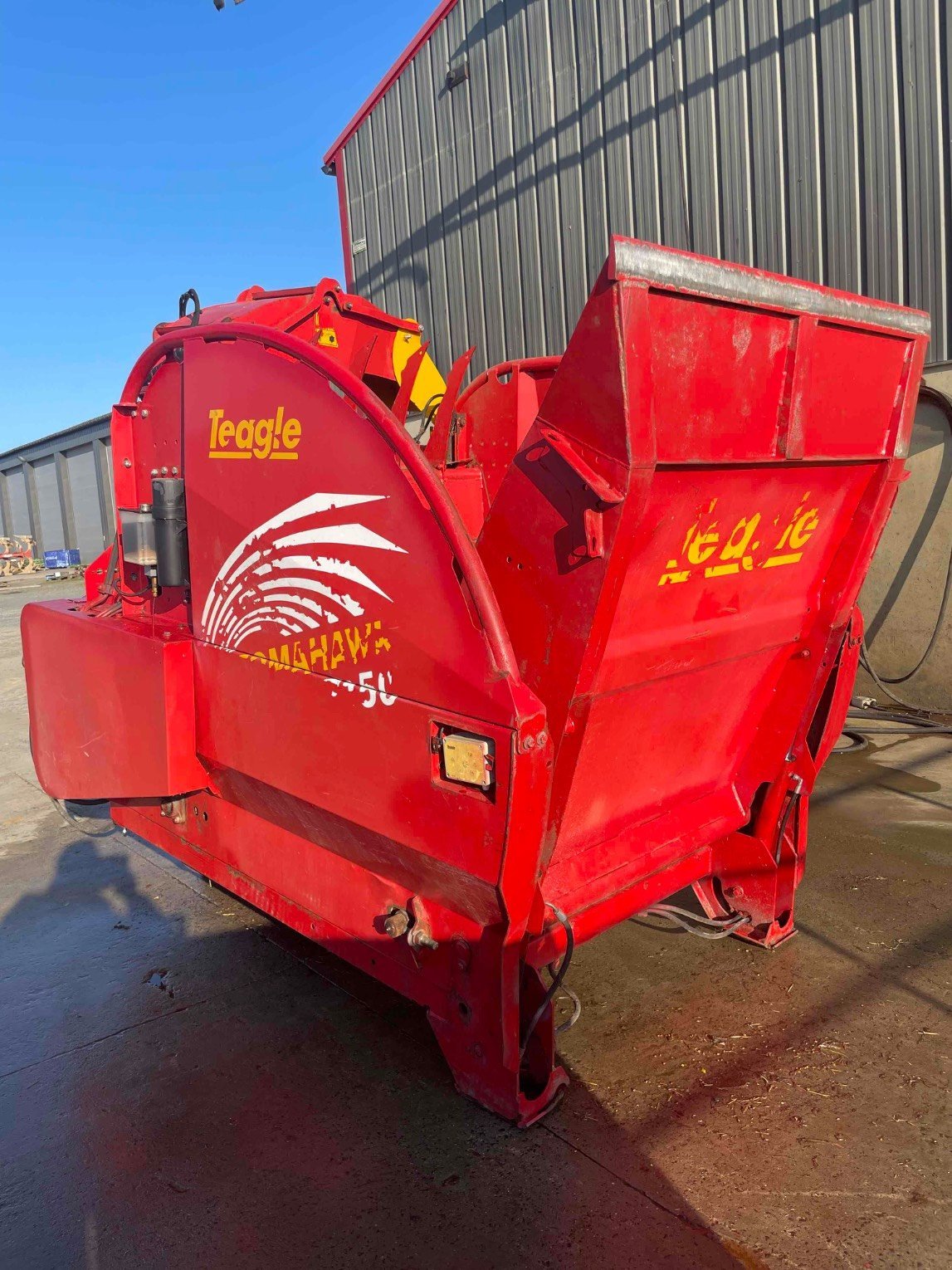 Siloentnahmegerät & Verteilgerät del tipo Teagle Pailleuse TOMAHAWK7150 DUAL SHOP Teagle, Gebrauchtmaschine en SAINT CLAIR SUR ELLE (Imagen 5)