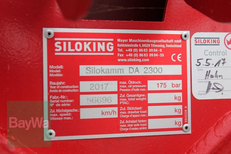 Silokamm des Typs Siloking DA 2300, Gebrauchtmaschine in Straubing (Bild 9)