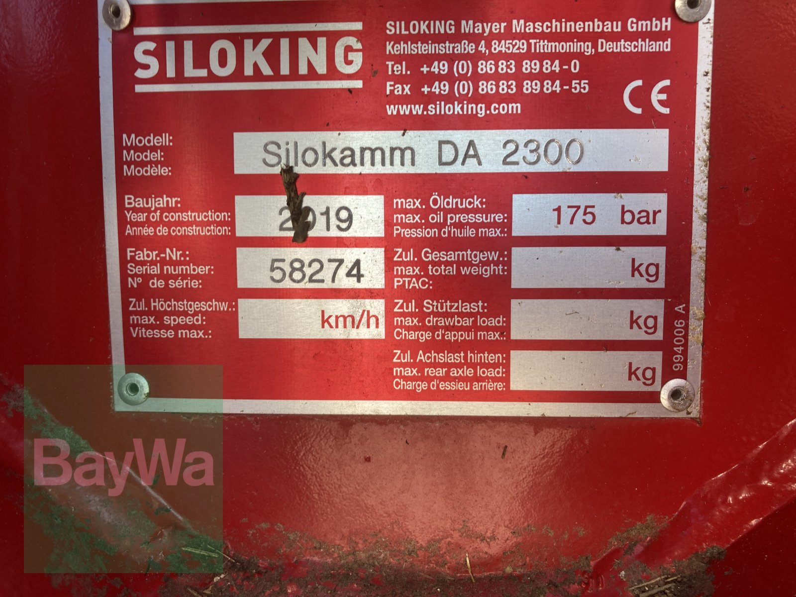 Silokamm des Typs Siloking Silokamm 2300, Gebrauchtmaschine in Dinkelsbühl (Bild 12)