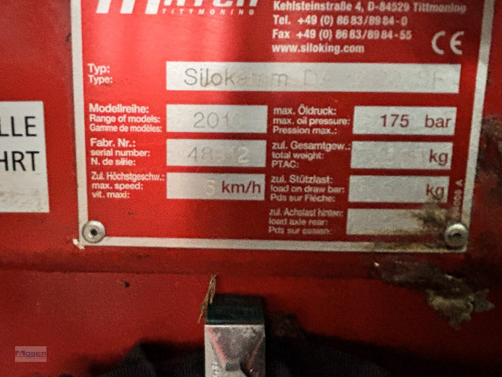 Silokamm van het type Siloking Silokamm DA 3600, Gebrauchtmaschine in Massing (Foto 9)