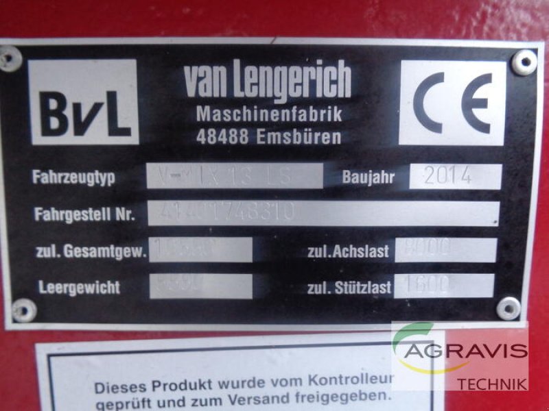 Silokamm типа van Lengerich V-MIX 13, Gebrauchtmaschine в Nartum (Фотография 2)
