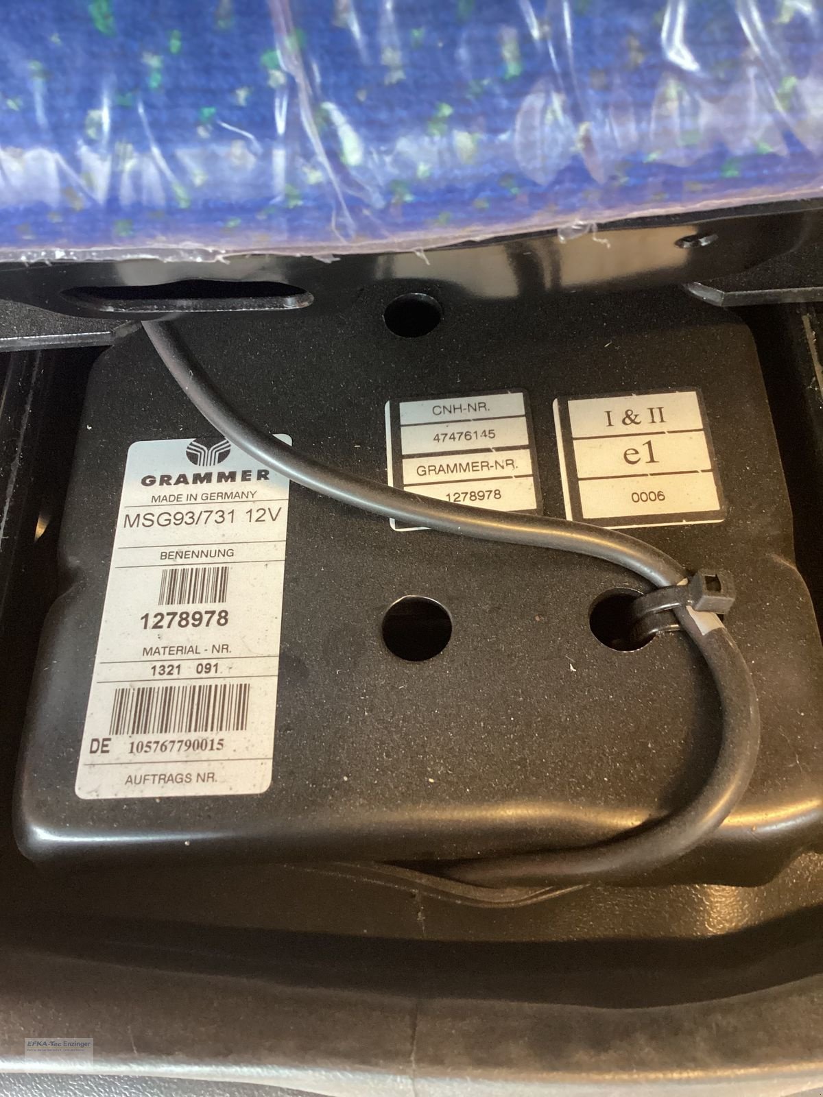 Sitz des Typs Grammer MSG93/731 47476152, Neumaschine in Ainring (Bild 3)