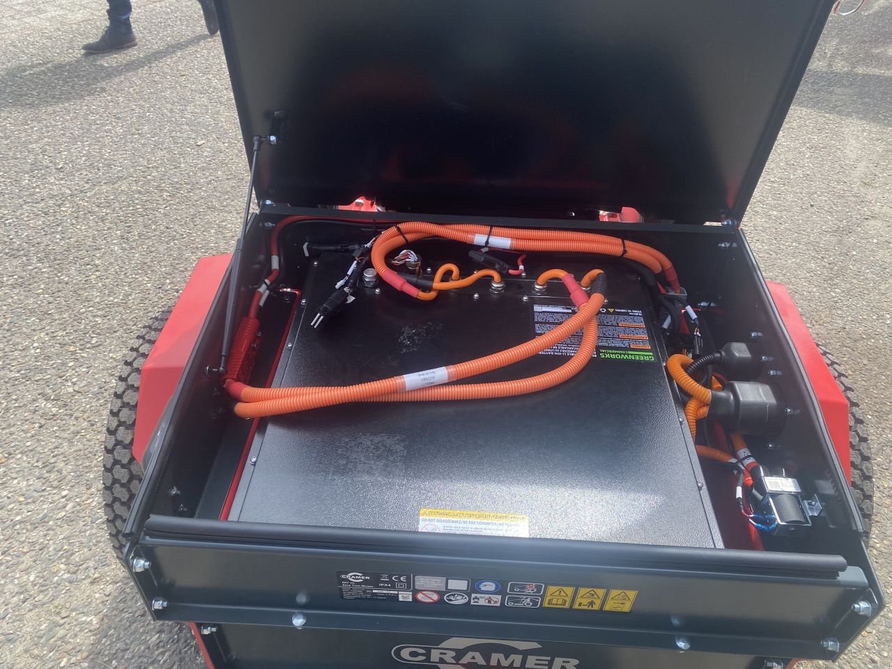 Sitzrasenmäher tipa Cramer 82volt 132 accu, Gebrauchtmaschine u Benthuizen (Slika 4)