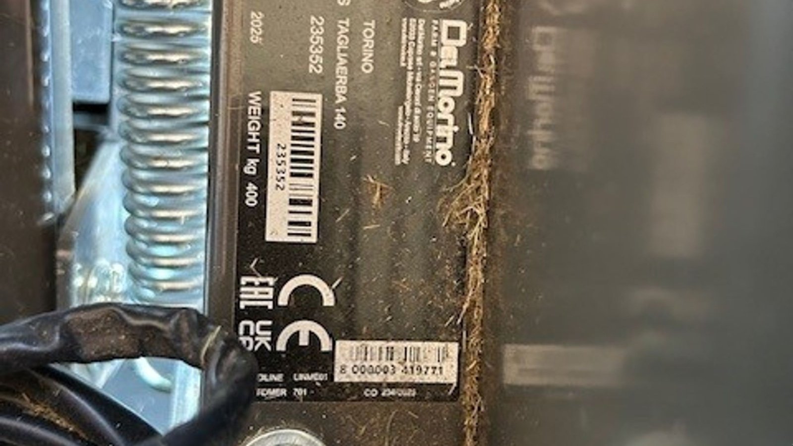 Sitzrasenmäher des Typs Del Morino Torino Electric 55, Gebrauchtmaschine in Ringe (Bild 8)