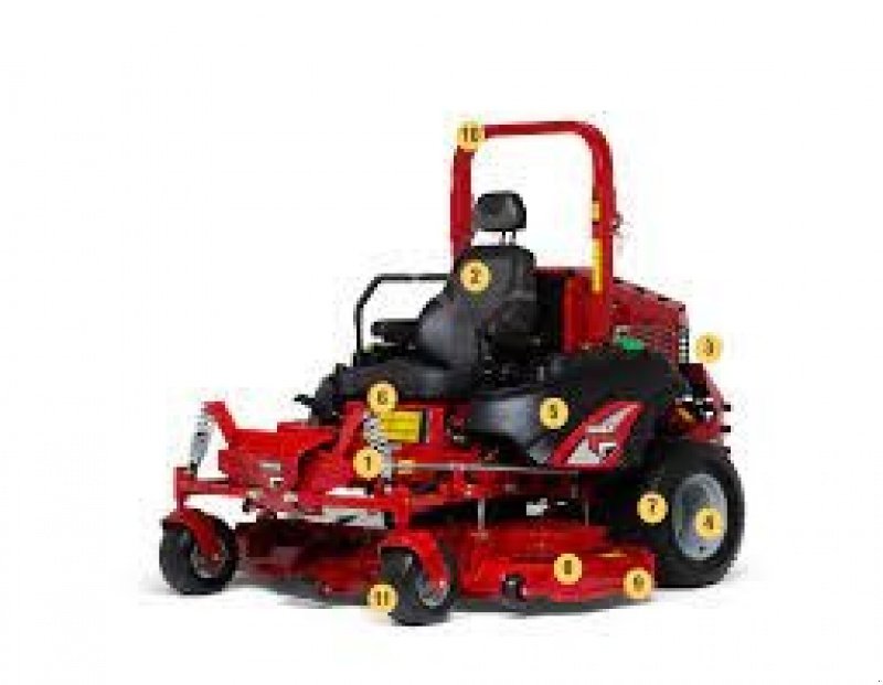 Sitzrasenmäher des Typs Ferris ZT6200IS, Gebrauchtmaschine in Glamsbjerg (Bild 4)