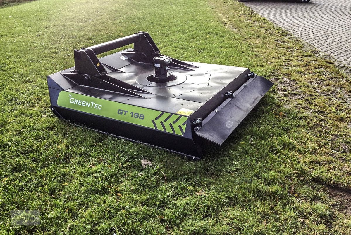 Sitzrasenmäher des Typs Greentec RX 133 Gestrüppmähkopf, Neumaschine in Burgkirchen (Bild 1)