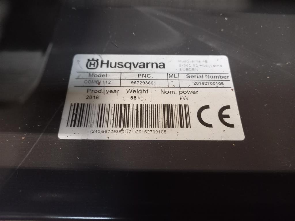 Sitzrasenmäher des Typs Husqvarna COMBI 112 P 524, Gebrauchtmaschine in Roskilde (Bild 3)