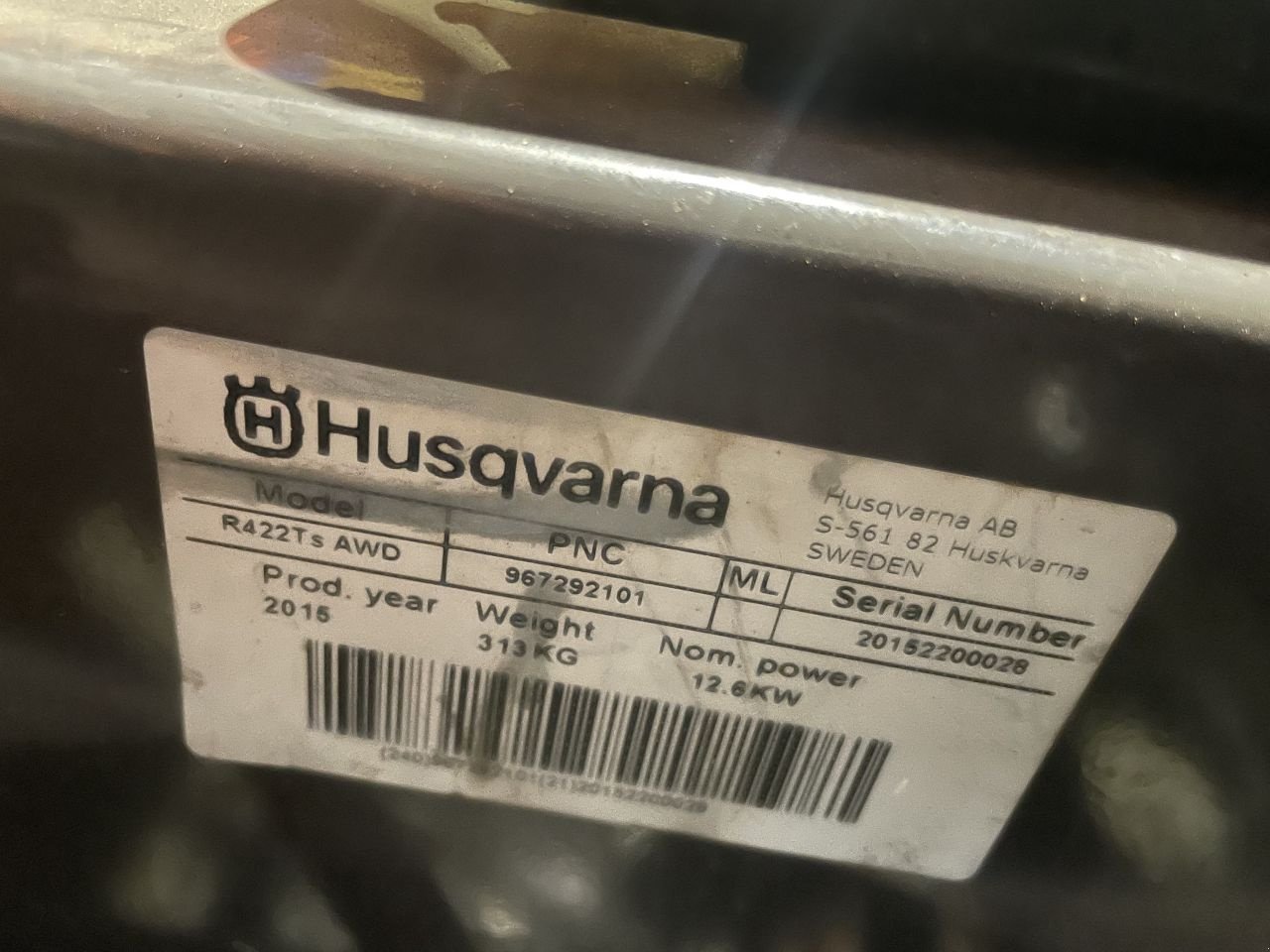 Sitzrasenmäher van het type Husqvarna R422Ts awd, Gebrauchtmaschine in Kesteren (Foto 6)