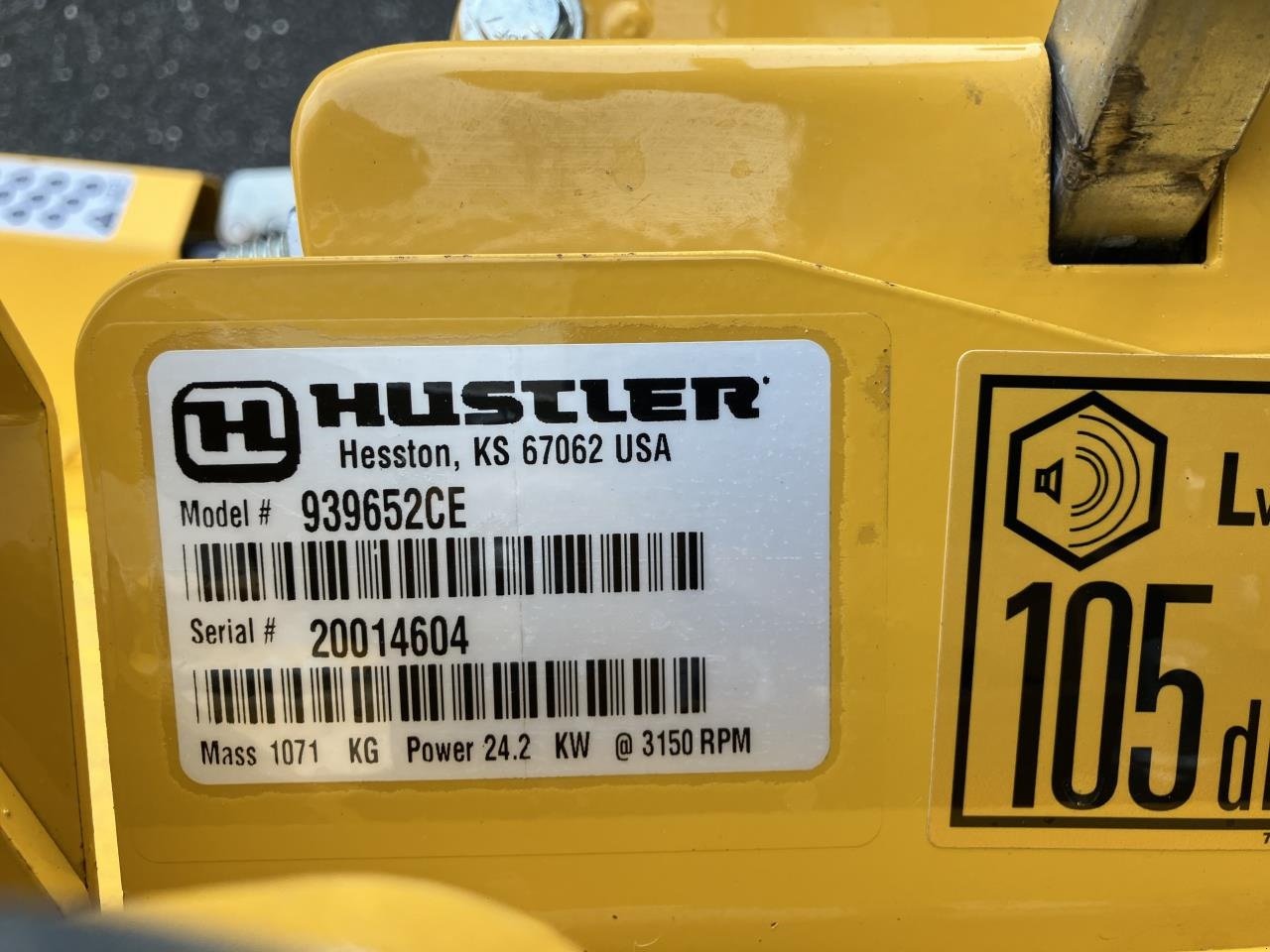 Sitzrasenmäher tip Hustler  SUPER 104, Gebrauchtmaschine in Brønderslev (Poză 6)