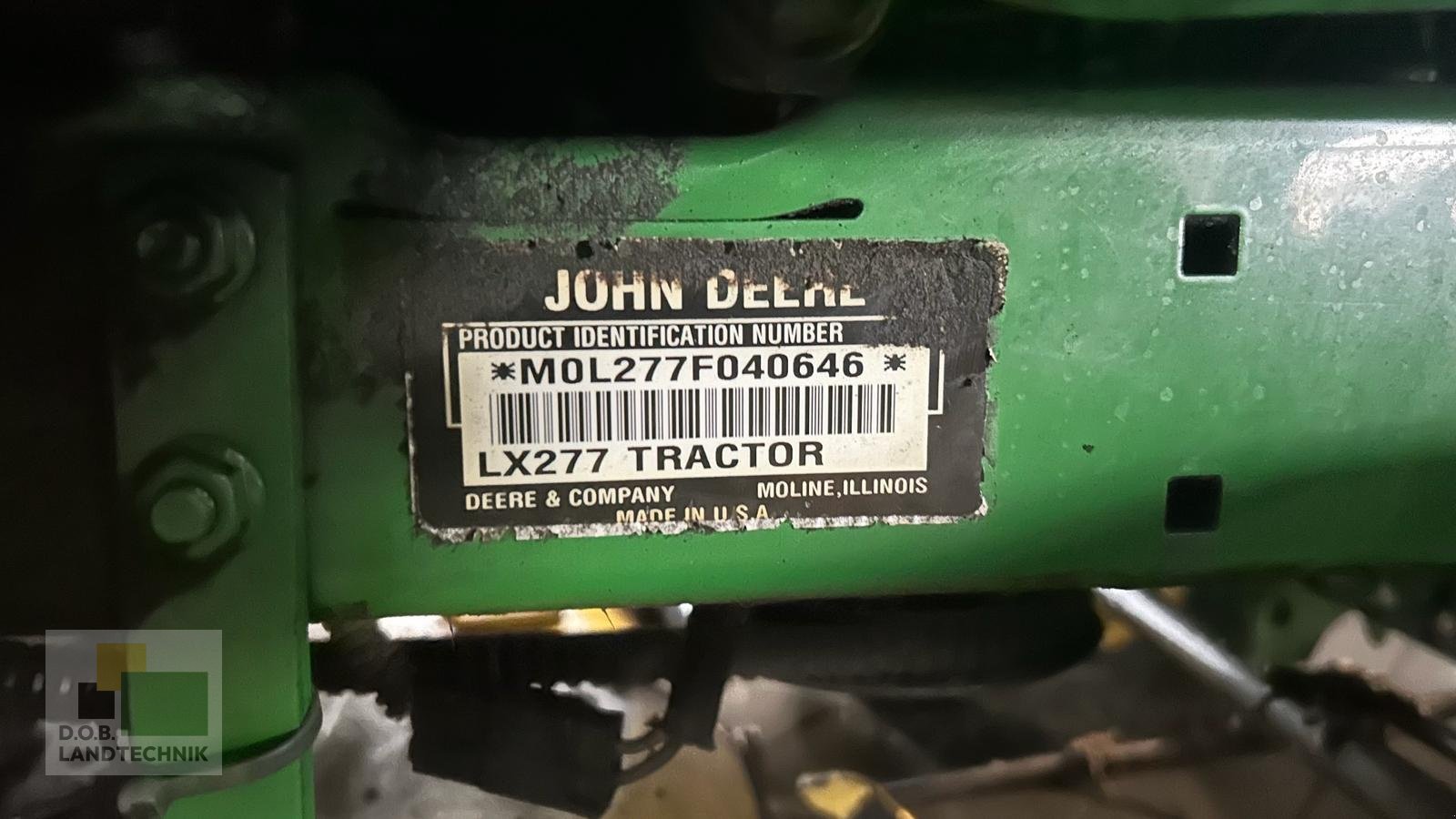 Sitzrasenmäher des Typs John Deere LX 277, Gebrauchtmaschine in Regensburg (Bild 12)