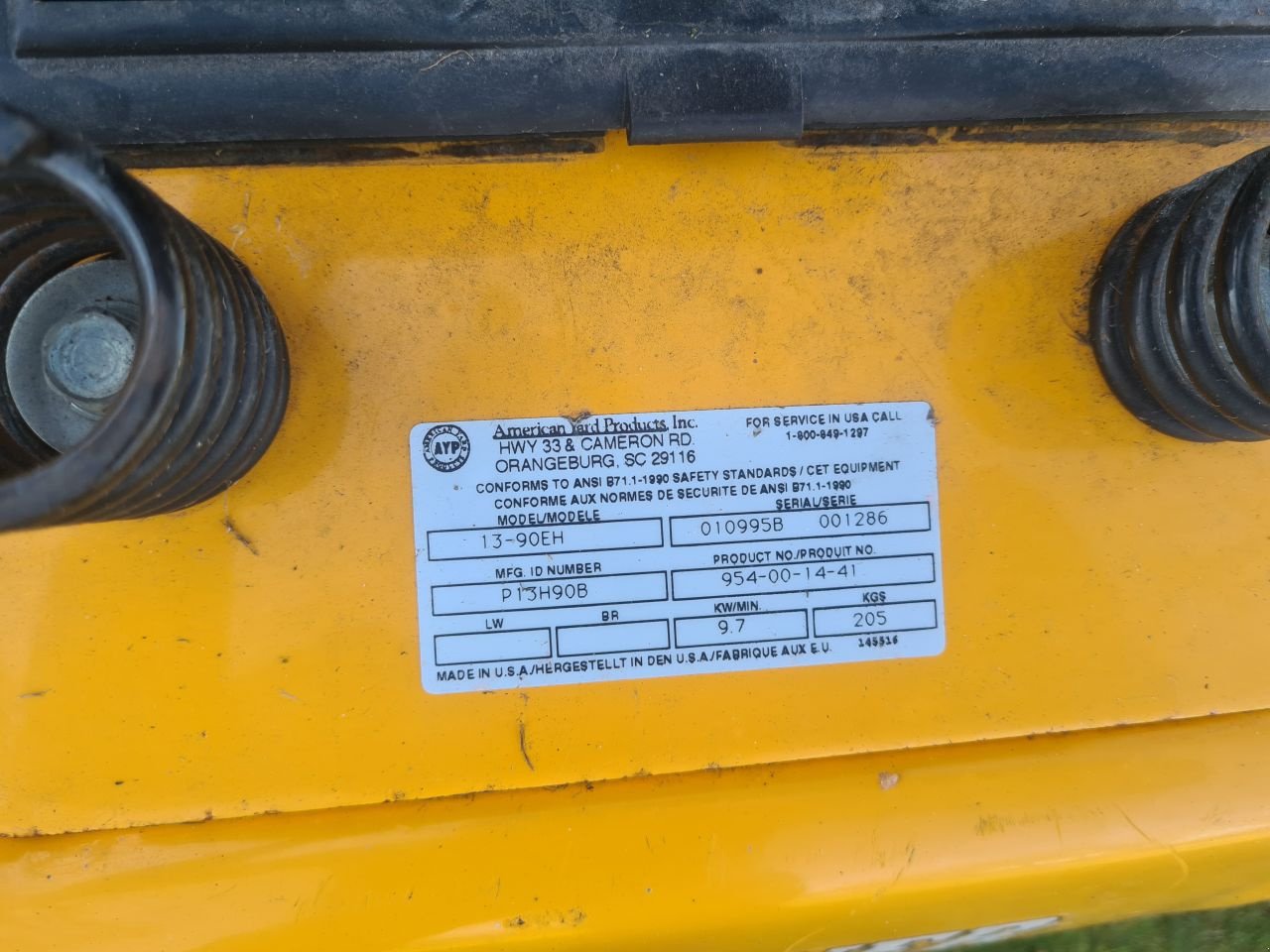 Sitzrasenmäher типа Sonstige Yard-Man, Gebrauchtmaschine в Lierop (Фотография 9)