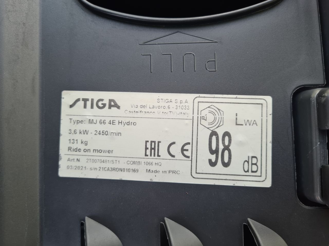 Sitzrasenmäher del tipo Stiga -, Gebrauchtmaschine In Lierop (Immagine 8)