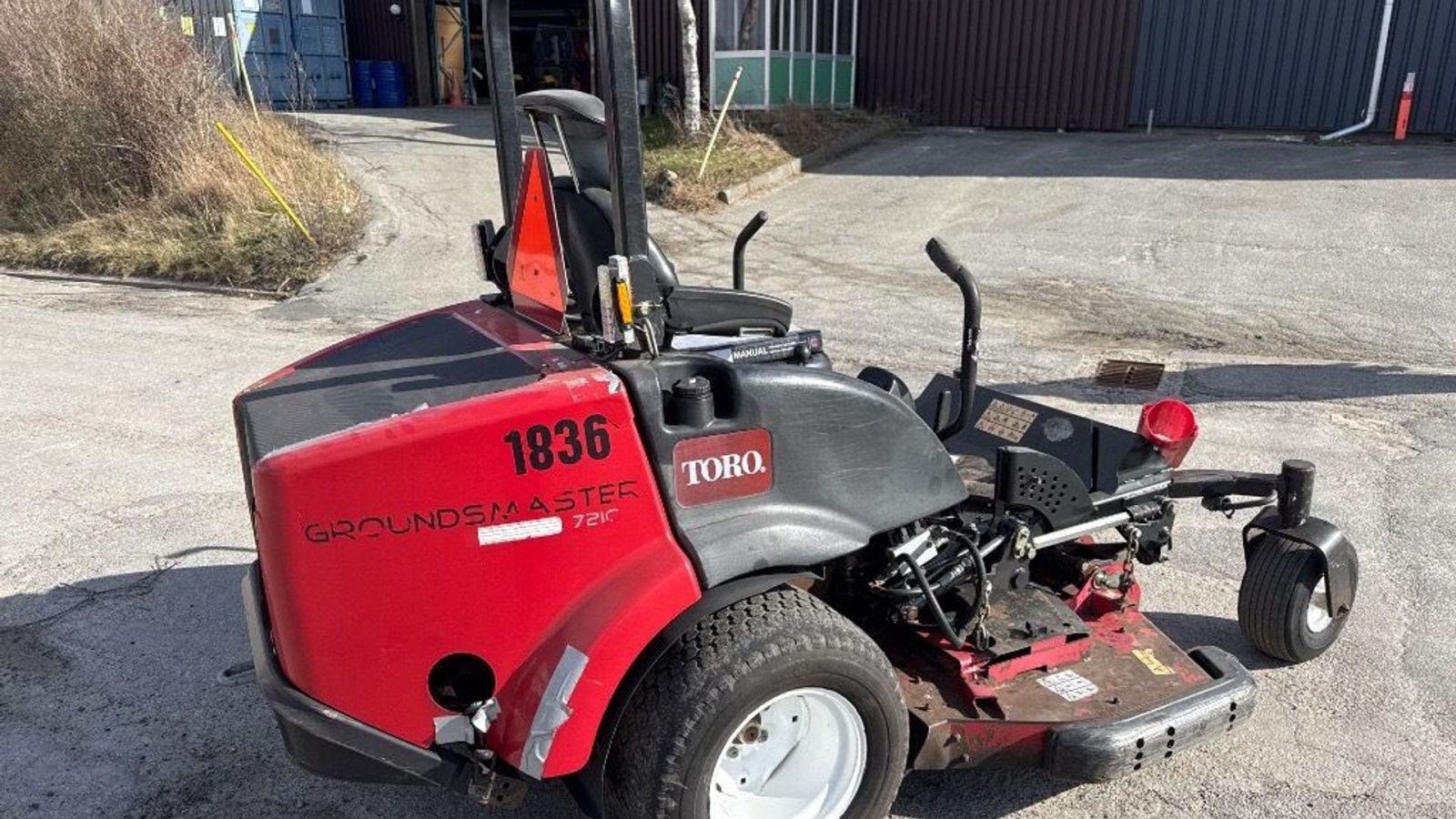 Sitzrasenmäher Türe ait Toro 7210, Gebrauchtmaschine içinde Rødovre (resim 4)