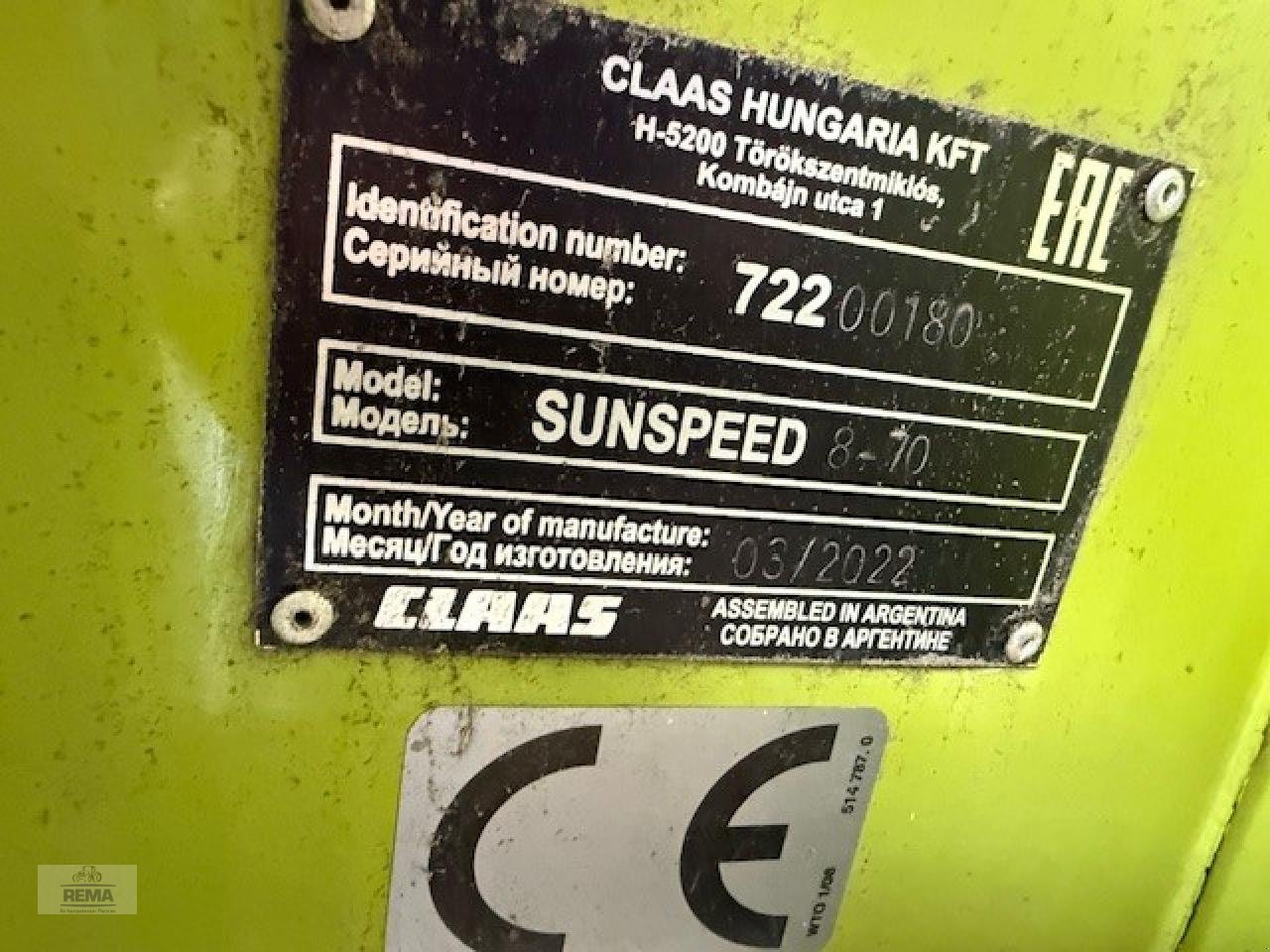 Sonnenblumenschneidwerk typu CLAAS Sunspeed 8-70, Gebrauchtmaschine w Belzig-Schwanebeck (Zdjęcie 4)