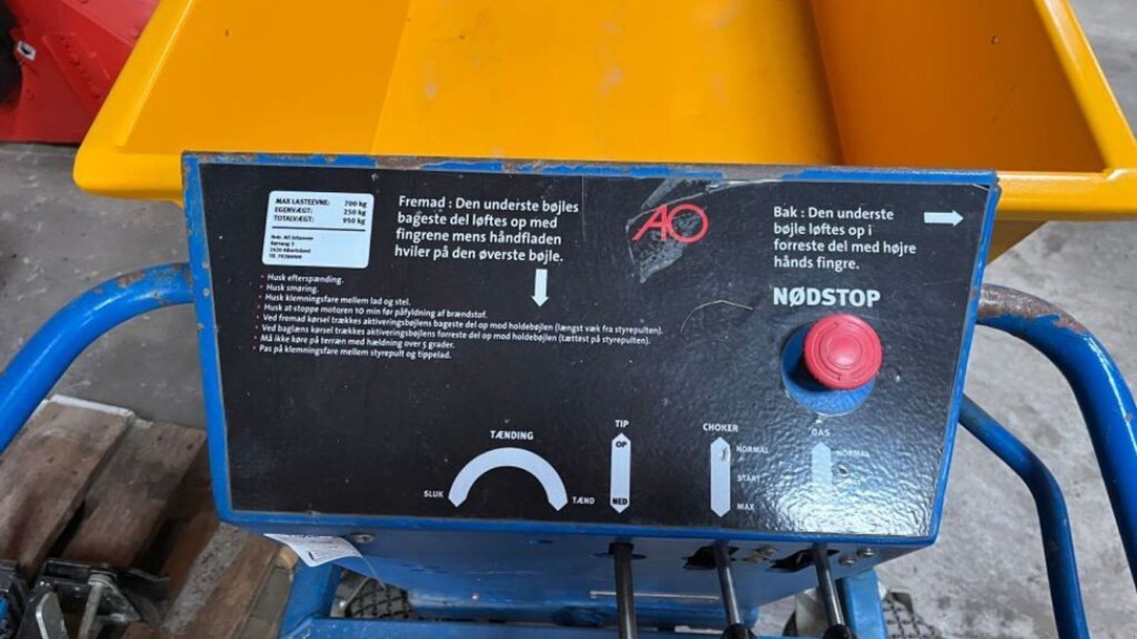 Sonstige Bagger & Lader of the type AS-Motor Hydraulisk aflæsservogn/motorbører, Gebrauchtmaschine in Rødovre (Picture 5)