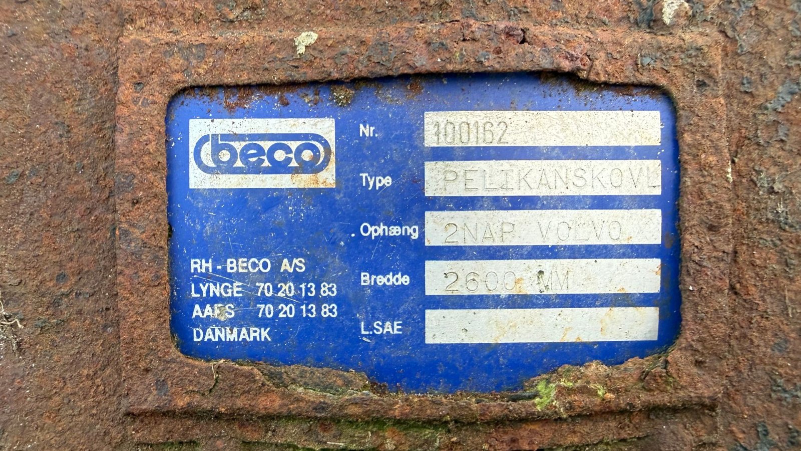 Sonstige Bagger & Lader van het type BECO 260 cm. læsseskovl, Gebrauchtmaschine in Gjerlev J. (Foto 5)