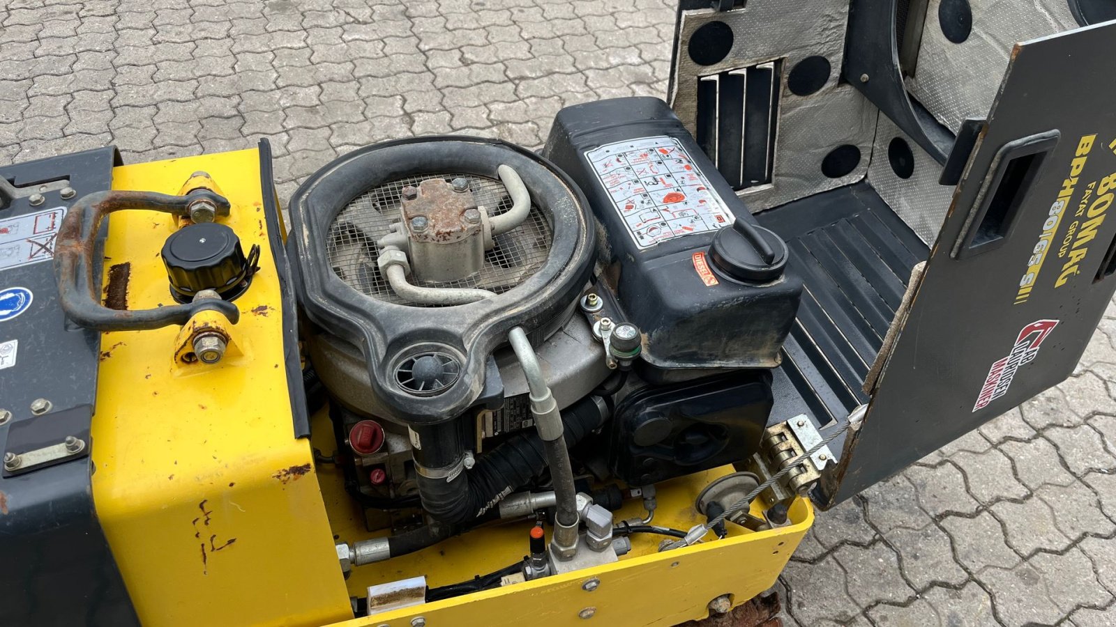 Sonstige Bagger & Lader of the type Bomag 80/65s Fjernstyret 740kg diesel pladevibrator, Gebrauchtmaschine in Rønnede (Picture 11)