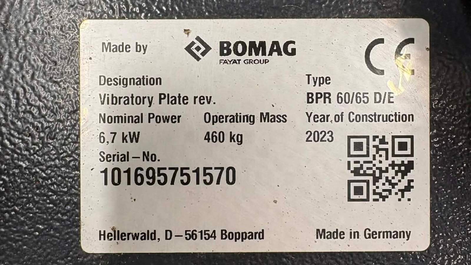 Sonstige Bagger & Lader типа Bomag BPR 60/65 D, Gebrauchtmaschine в Gørding (Фотография 4)