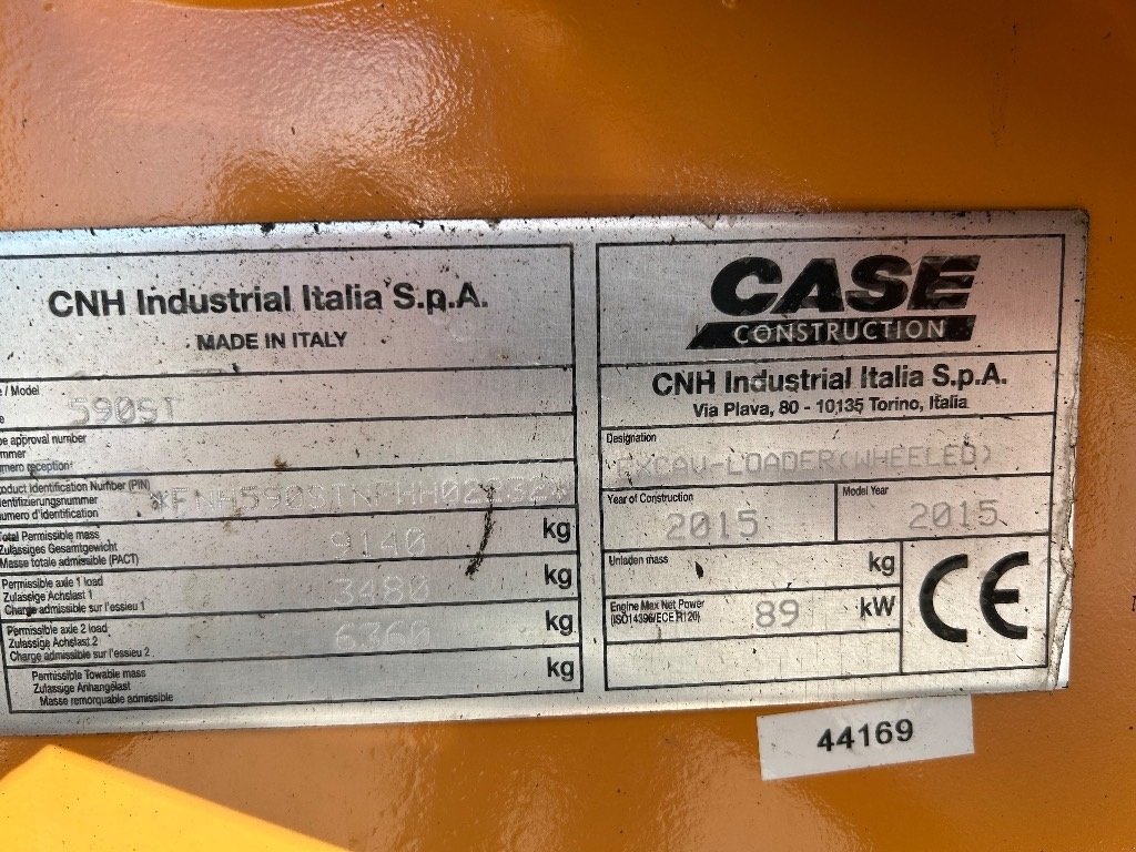Sonstige Bagger & Lader Türe ait Case IH 590 ST, Gebrauchtmaschine içinde Vrå, Frejlev, Hornslet & Ringsted (resim 13)