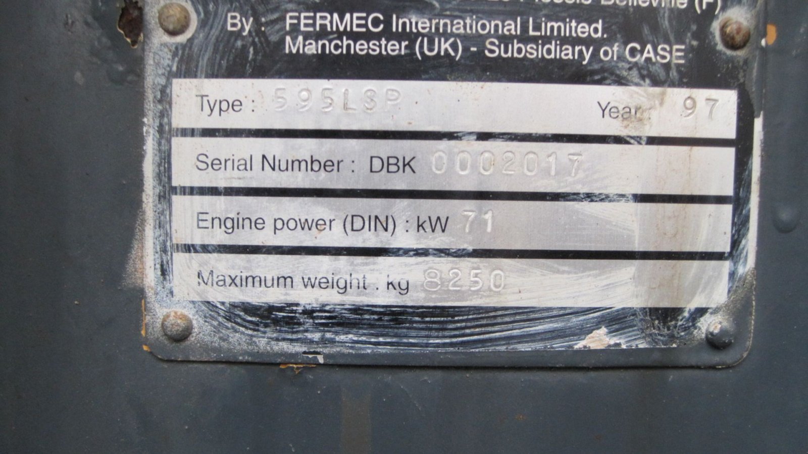 Sonstige Bagger & Lader des Typs Case IH 595 LSP, Gebrauchtmaschine in Hammel (Bild 6)