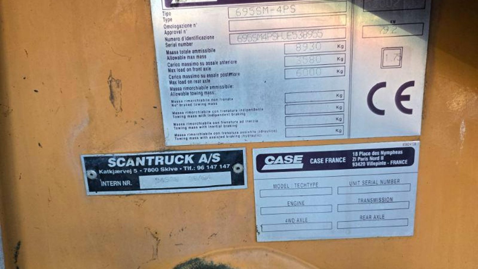 Sonstige Bagger & Lader tipa Case IH 695 SM/PM, Gebrauchtmaschine u Borre (Slika 6)