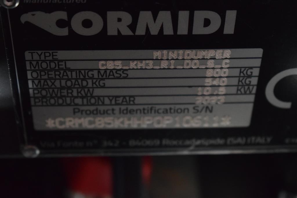 Sonstige Bagger & Lader a típus Cormidi C85 NY PRIS 2023 MODEL, Gebrauchtmaschine ekkor: Fredensborg (Kép 14)