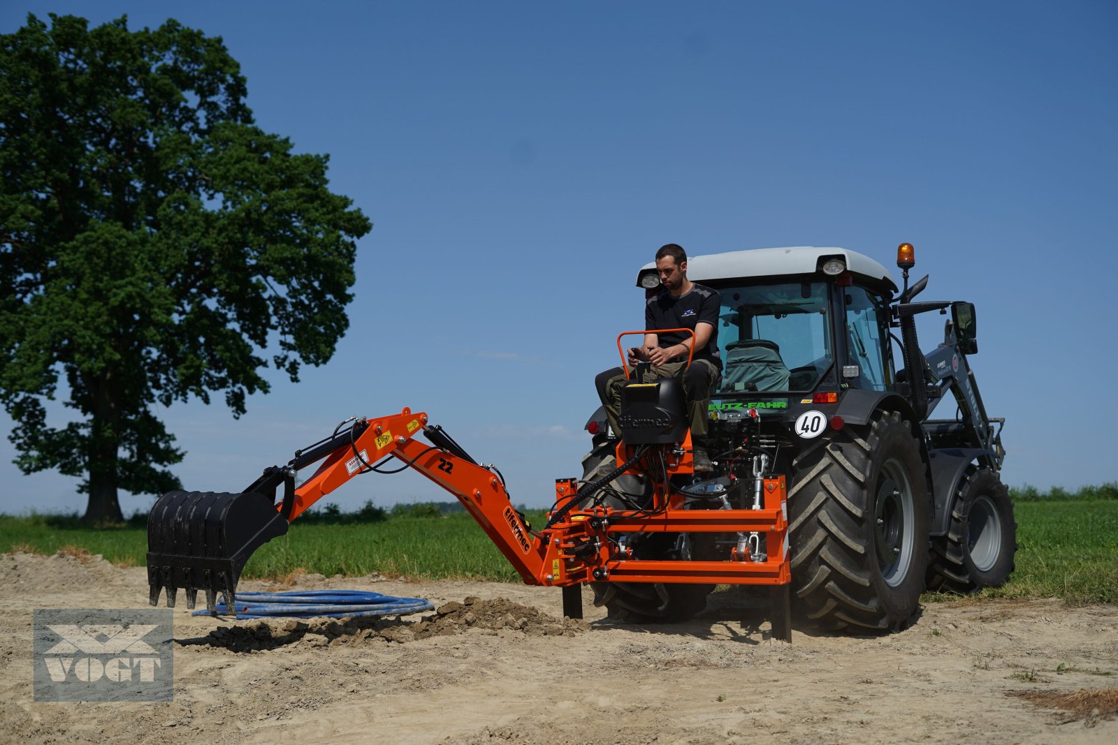 Sonstige Bagger & Lader typu DIGGER L22 Heckbagger /Anbaubagger für Traktor inkl. Baggerschaufel-Aktion-, Neumaschine w Schmallenberg (Zdjęcie 5)