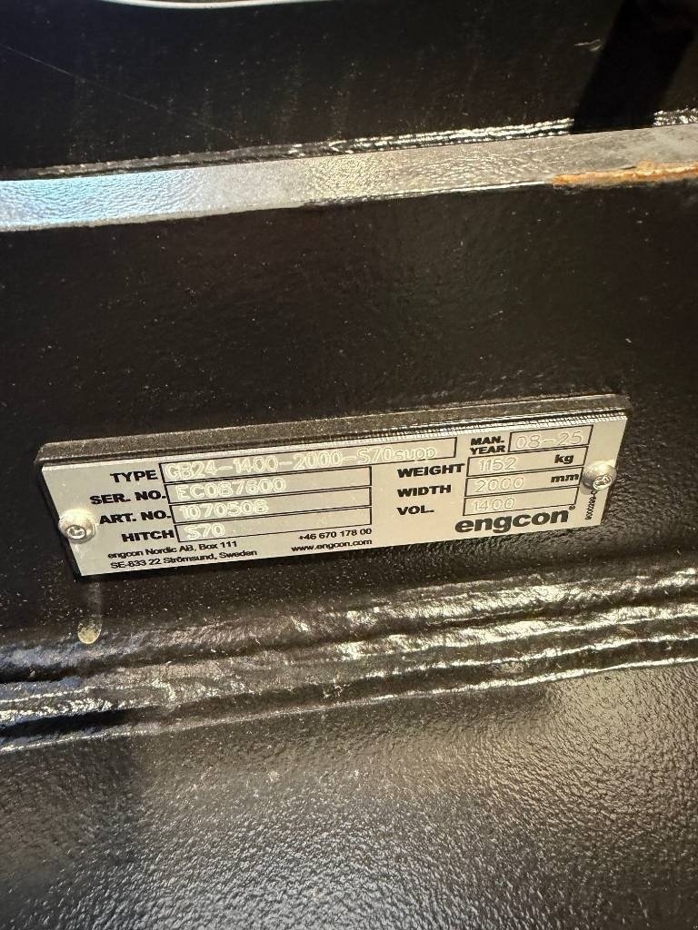 Sonstige Bagger & Lader Türe ait Engcon Tiltrotator Planerskovl, Gebrauchtmaschine içinde Vrå, Frejlev, Hornslet & Ringsted (resim 2)