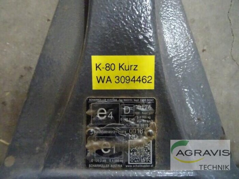 Sonstige Bagger & Lader des Typs Fendt ZUGKUGELKUPPLUNG K 80, Gebrauchtmaschine in Bardowick (Bild 3)