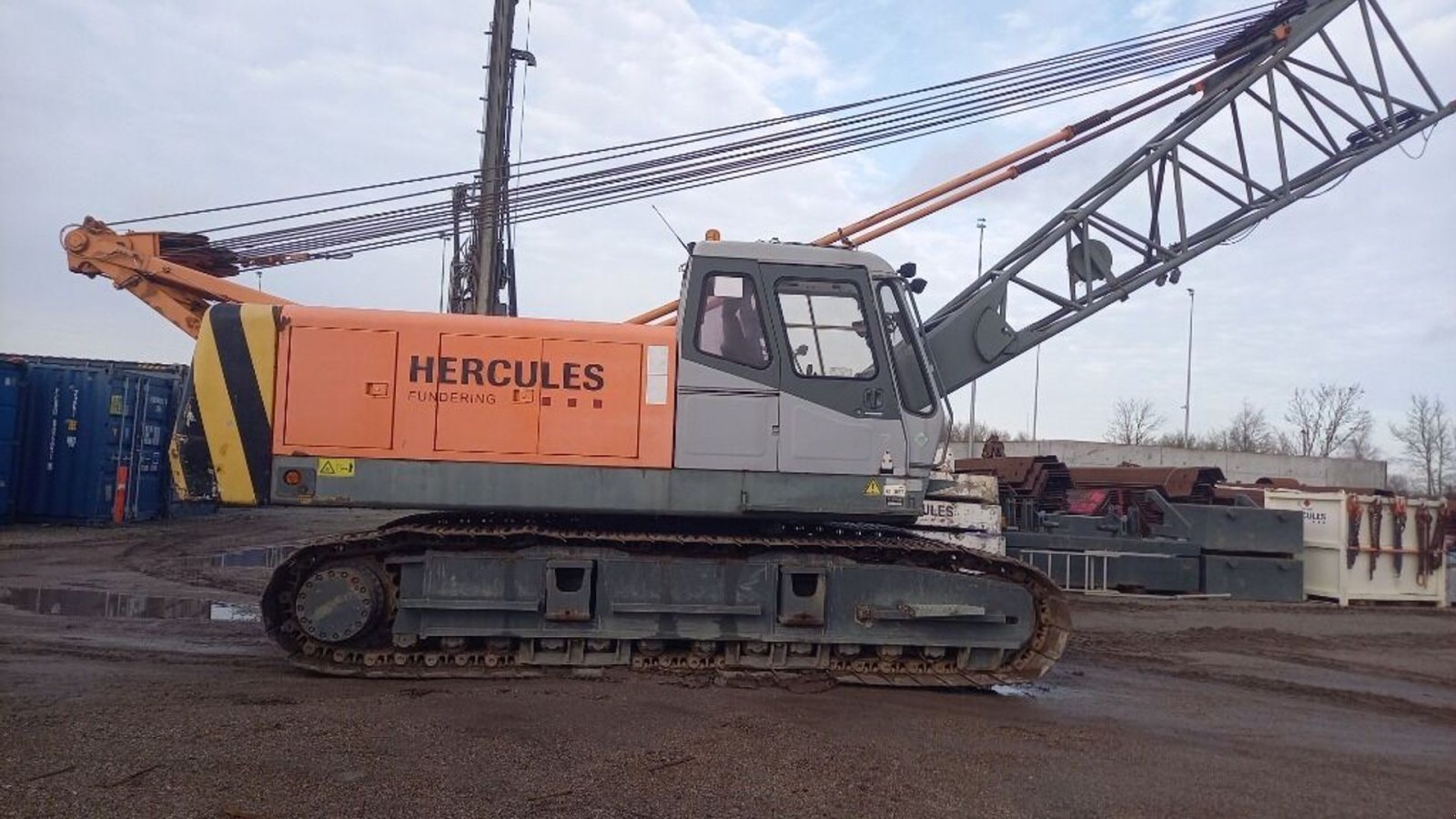 Sonstige Bagger & Lader del tipo Hitachi CX550  Gittermast Bæltekran, Gebrauchtmaschine en Rødovre (Imagen 4)