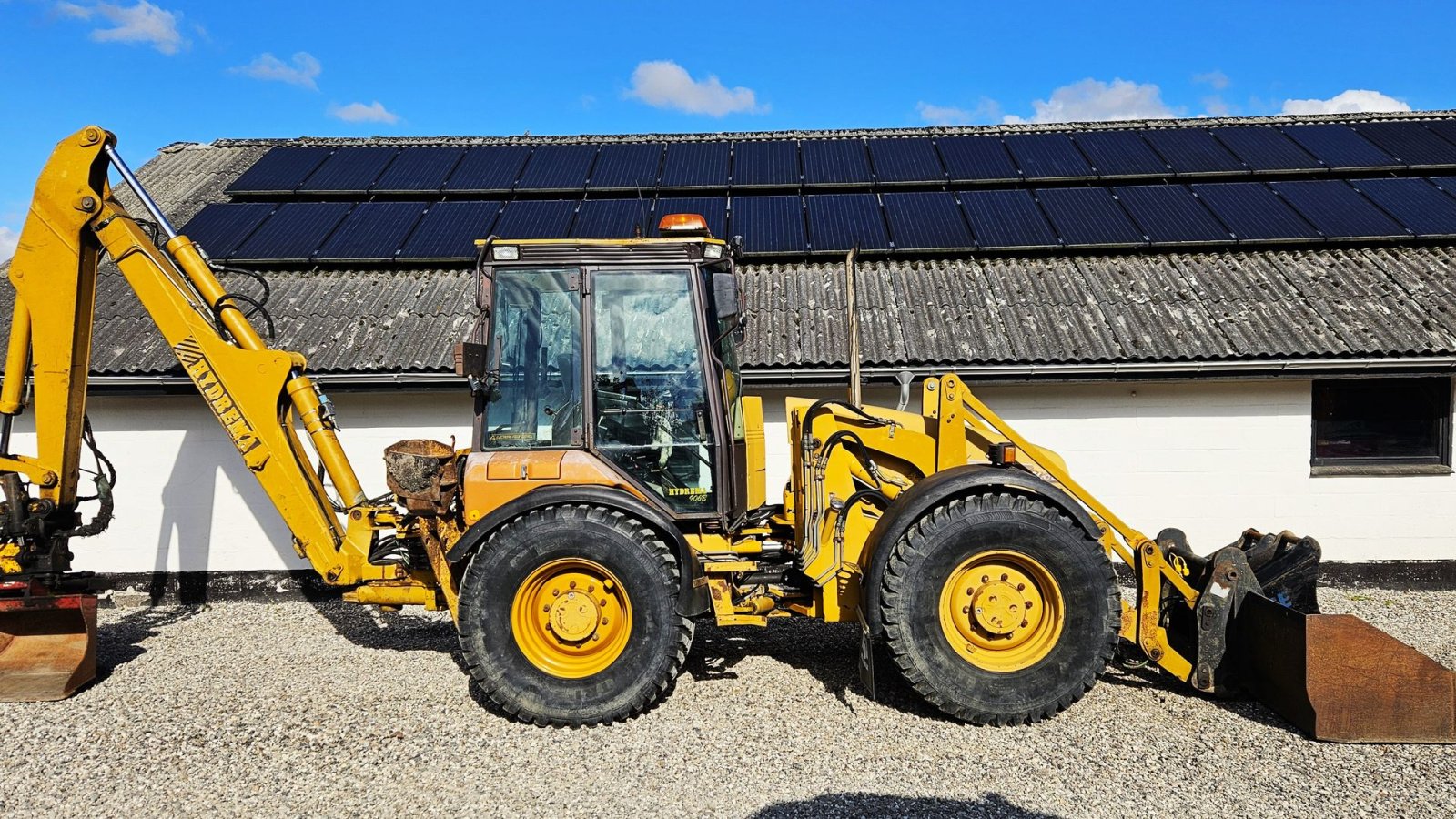 Sonstige Bagger & Lader des Typs Hydrema 906B / rotortilt med klo / nye dæk / skovlsæt mv., Gebrauchtmaschine in Arden (Bild 1)