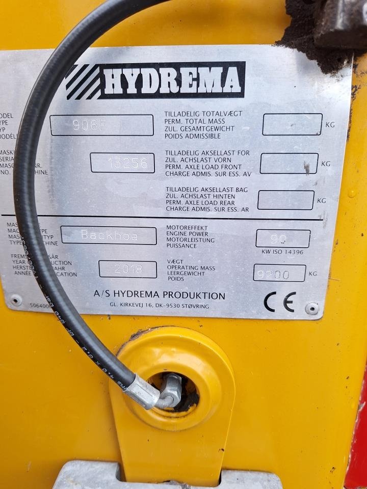 Sonstige Bagger & Lader Türe ait Hydrema 906F, Gebrauchtmaschine içinde Maribo (resim 7)