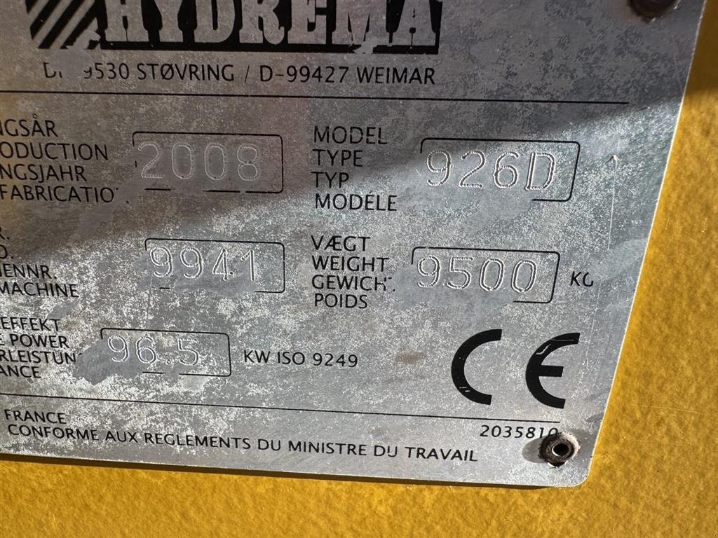 Sonstige Bagger & Lader типа Hydrema 926D, Gebrauchtmaschine в Hadsten (Фотография 17)