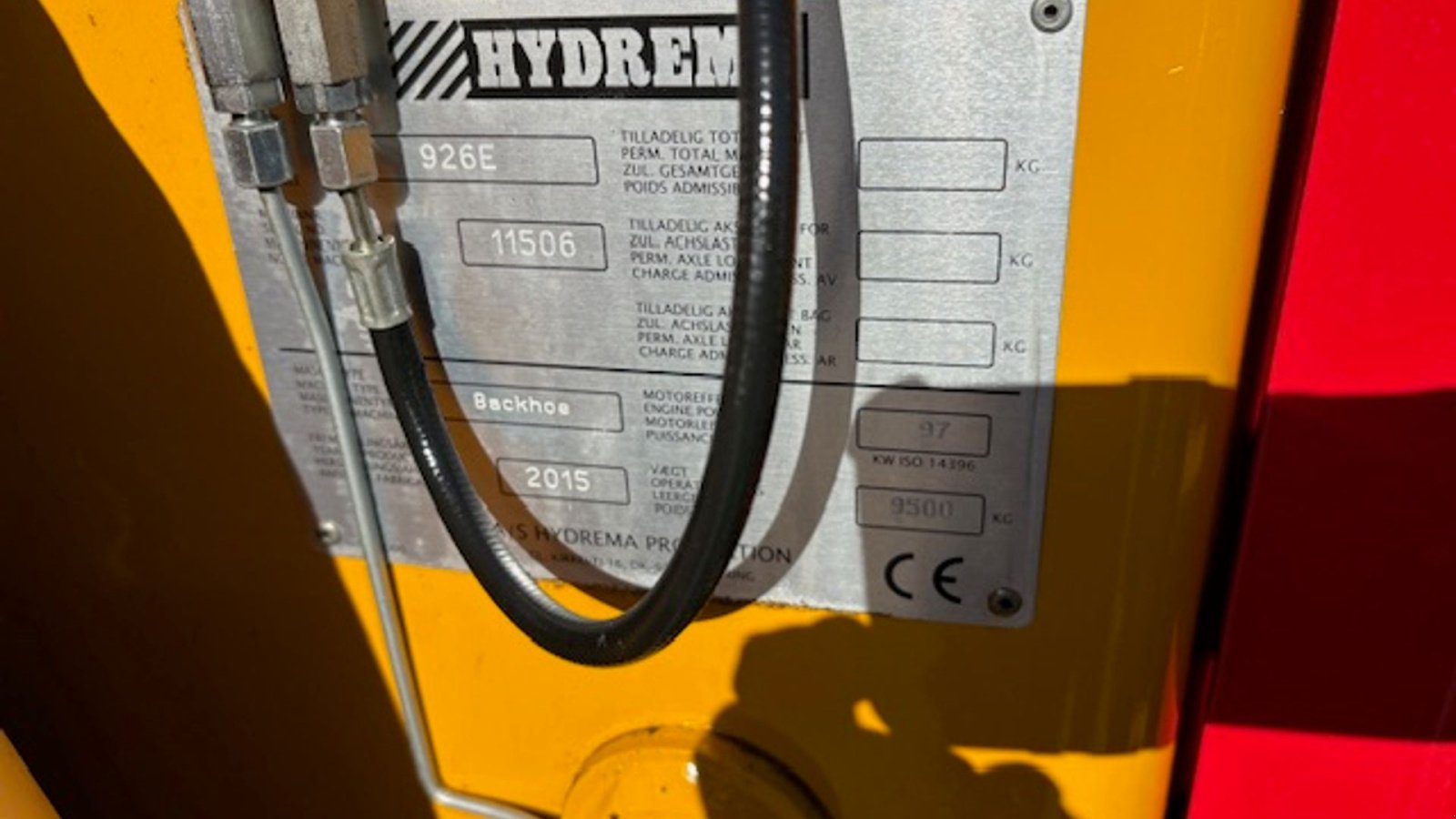 Sonstige Bagger & Lader a típus Hydrema 926E ENCON ROTORTILT, CENTRALSMØRING, 220V ENVERTER, Gebrauchtmaschine ekkor: Dronninglund (Kép 3)