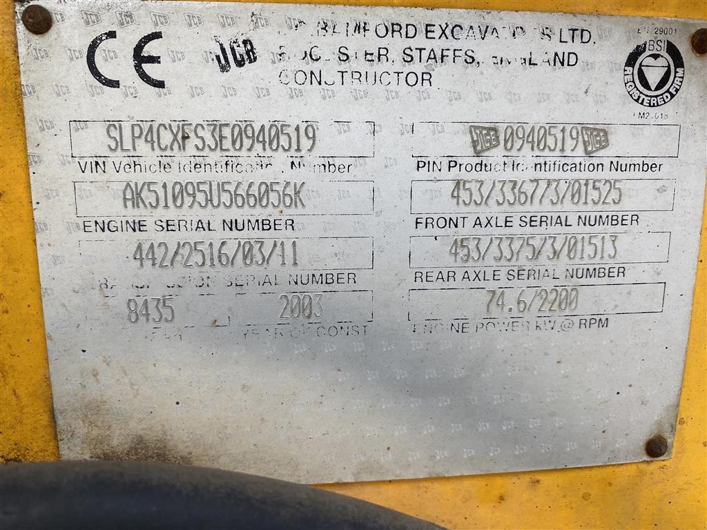 Sonstige Bagger & Lader tip JCB CX4, Gebrauchtmaschine in Tinglev (Poză 3)