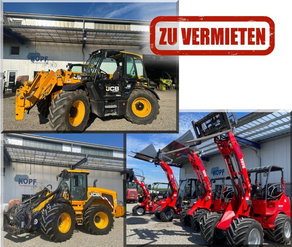 Sonstige Bagger & Lader of the type JCB Radlader, Teleskoplader, Hoflader, Minibagger und Minidumper zu vermieten, Gebrauchtmaschine in Schutterzell (Picture 1)