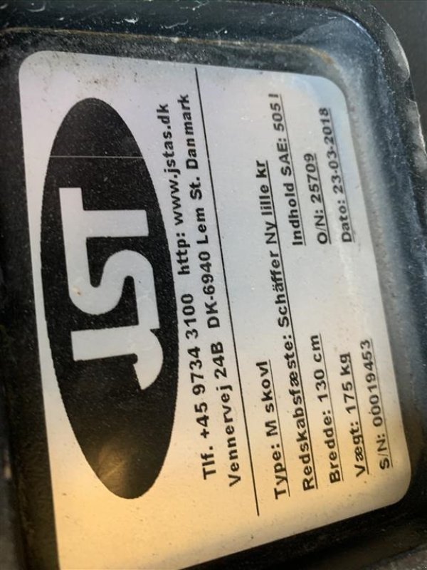 Sonstige Bagger & Lader of the type JST 130 cm skovl, Gebrauchtmaschine in Tinglev (Picture 3)