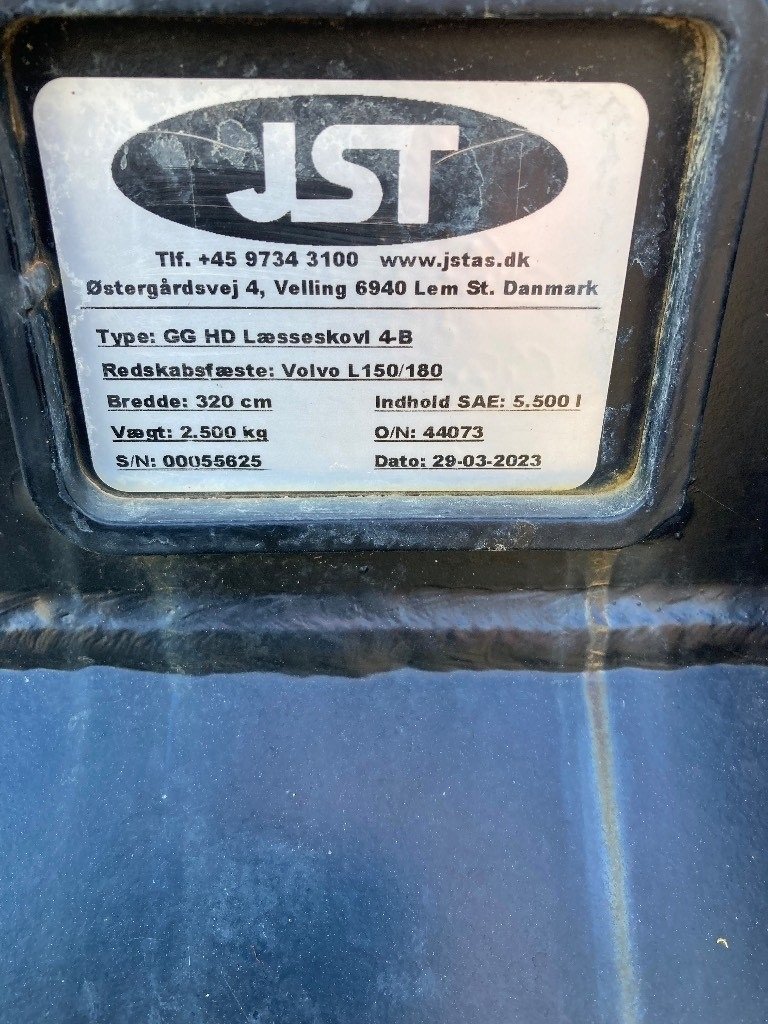 Sonstige Bagger & Lader типа JST GG HD læsseskovl 4B 320cm, Gebrauchtmaschine в Vrå, Frejlev, Hornslet & Ringsted (Фотография 3)