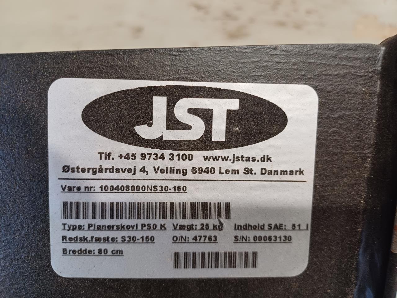 Sonstige Bagger & Lader типа JST N-PS0 B80, Gebrauchtmaschine в Skjern (Фотография 3)