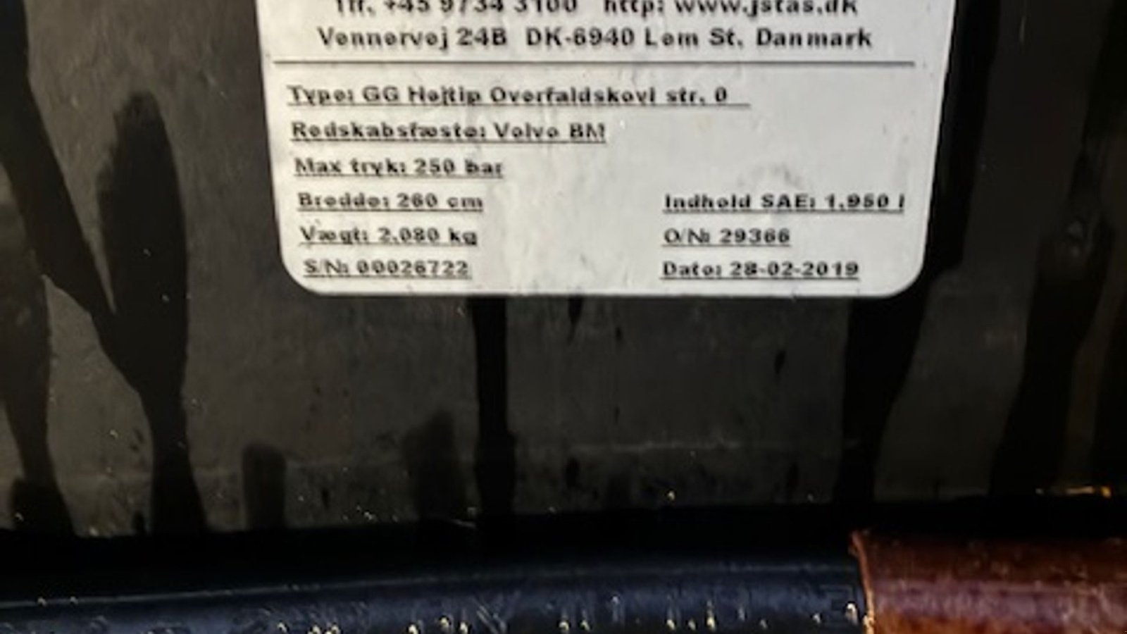 Sonstige Bagger & Lader typu JST Overfaldsskovl Højtip overfladskovl, Gebrauchtmaschine v Nibe (Obrázek 4)